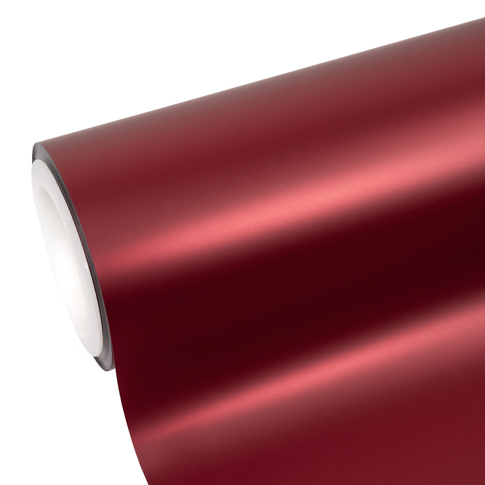 Satin Chrome Cosmos Red Color PPF (Paint Protection Film)