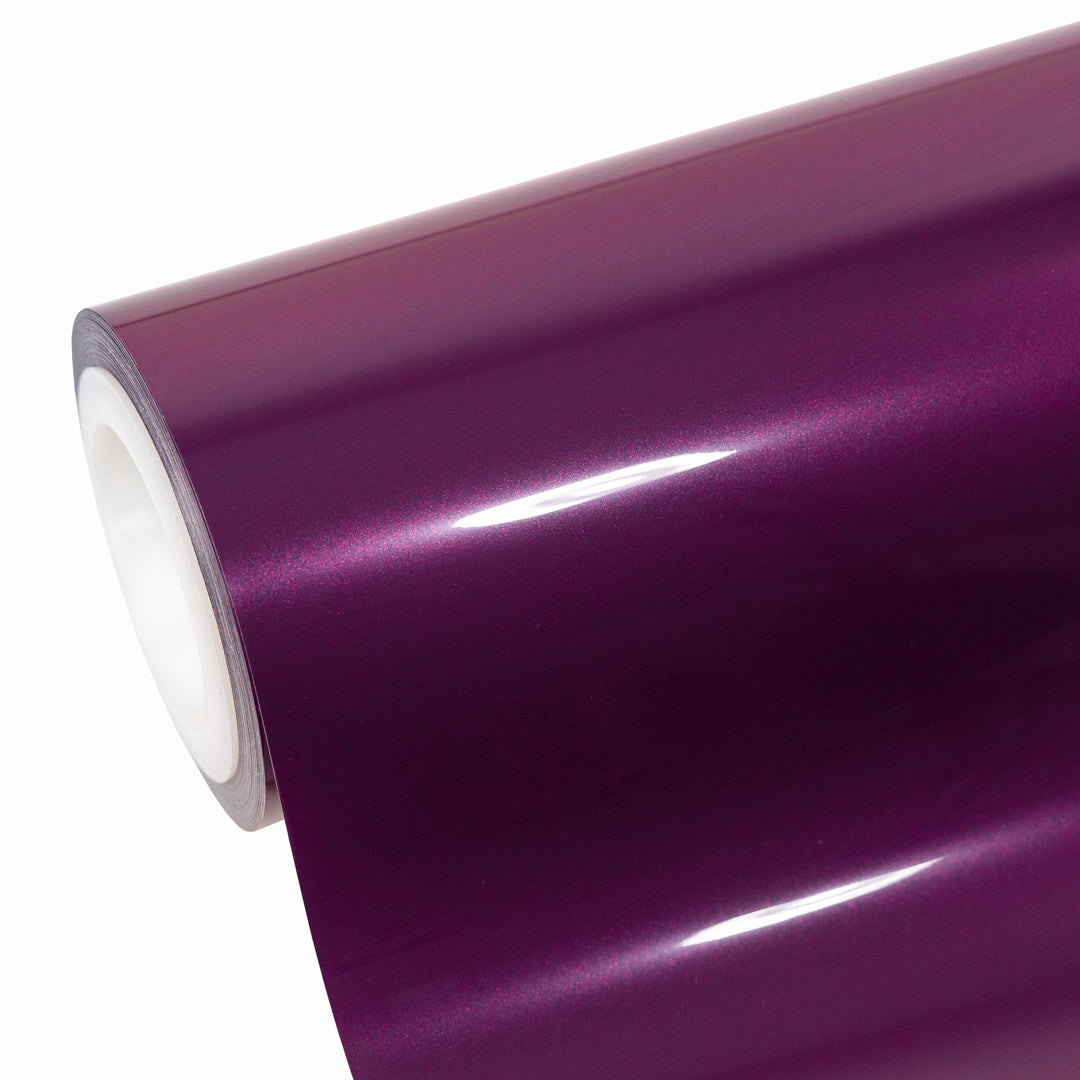 Glossy Metallic Berry Blaze Vinyl Wrap