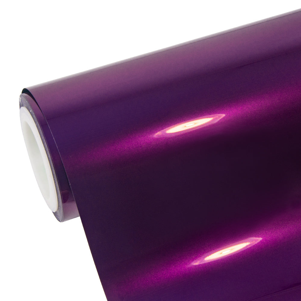 Glossy Metallic Grape Purple Vinyl Wrap