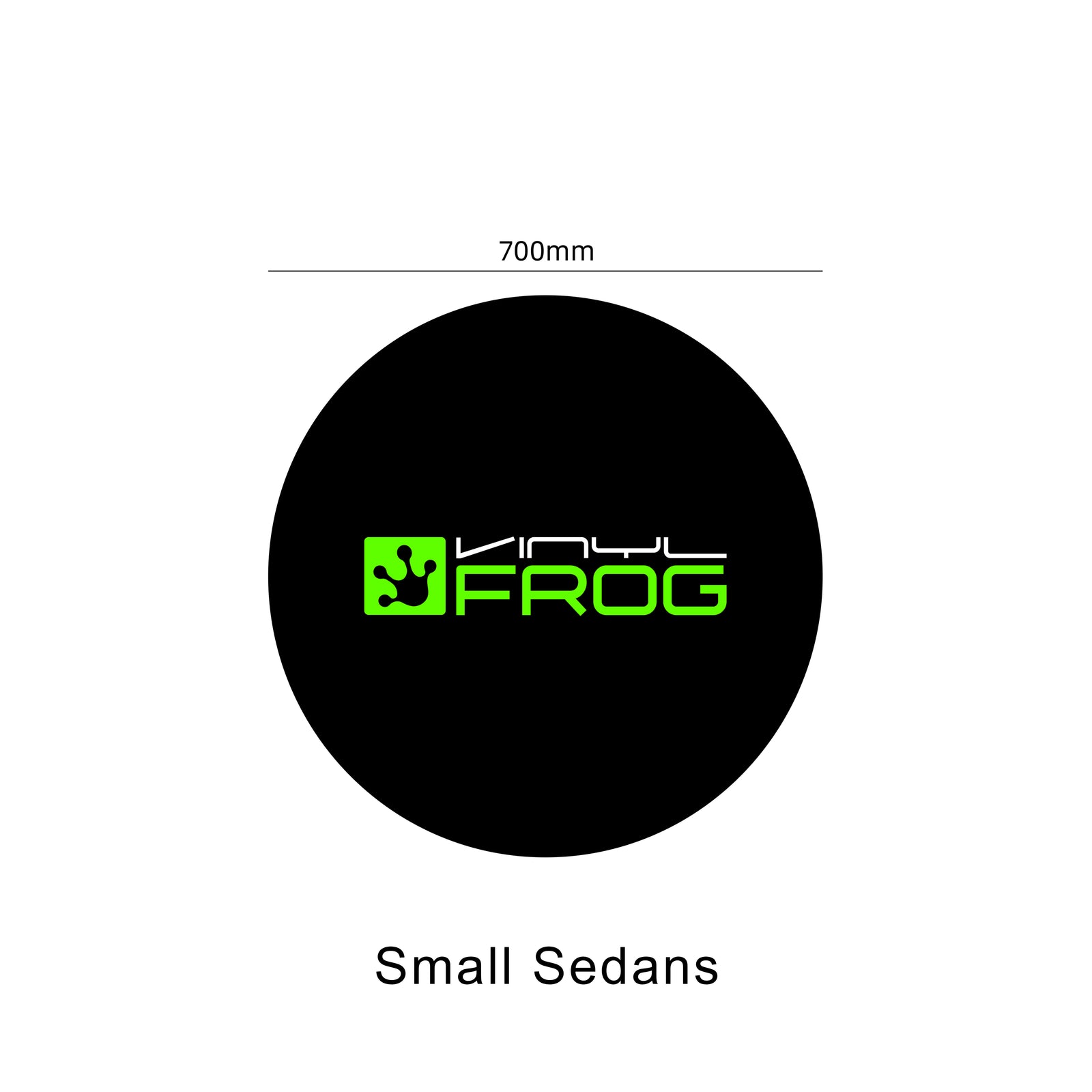 VinylFrog Black Wheel Cover 4pcs