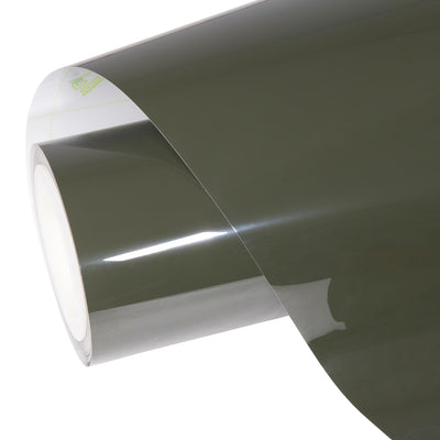 High Glossy Rifle Green Vinyl Wrap