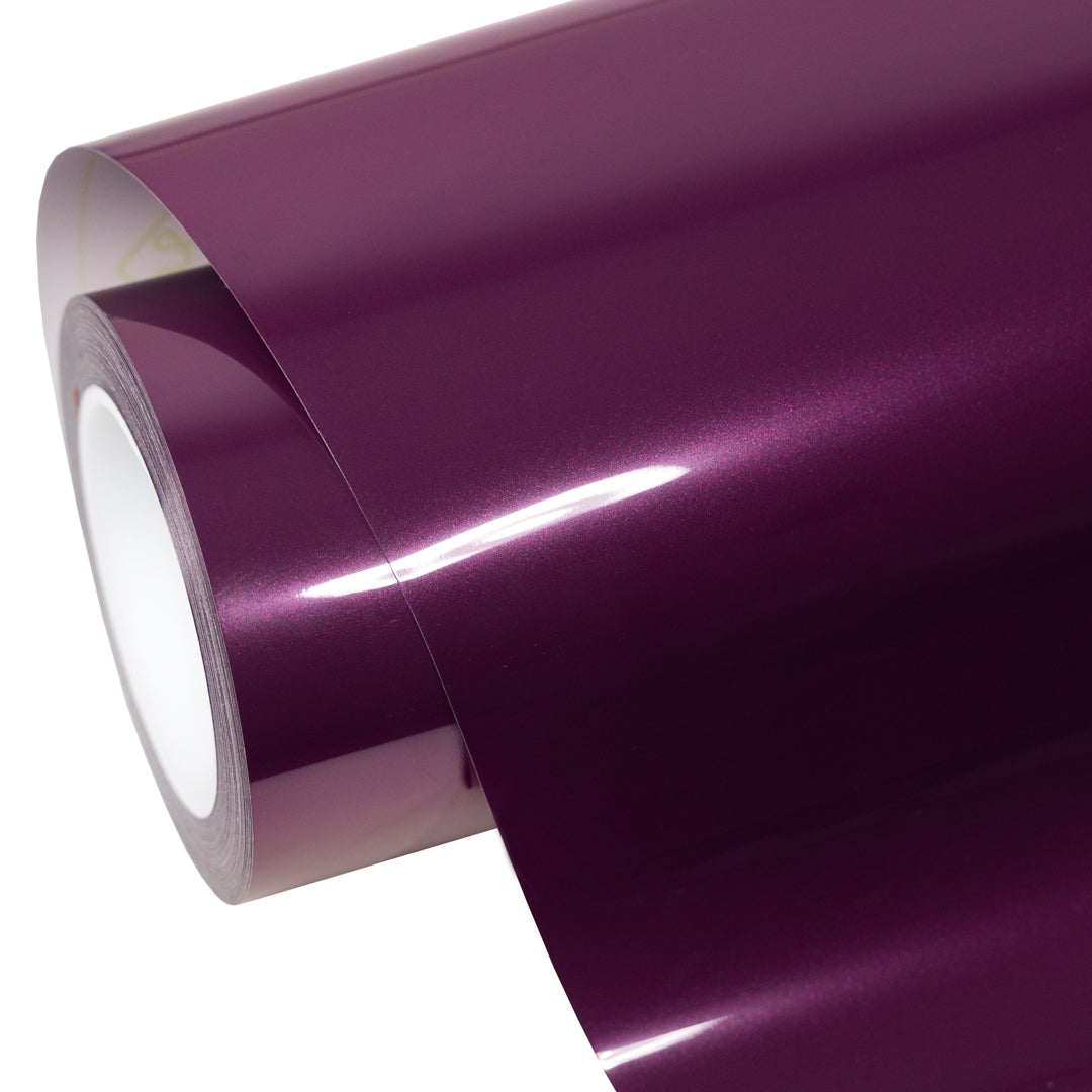Glossy Metallic Berry Blaze Vinyl Wrap