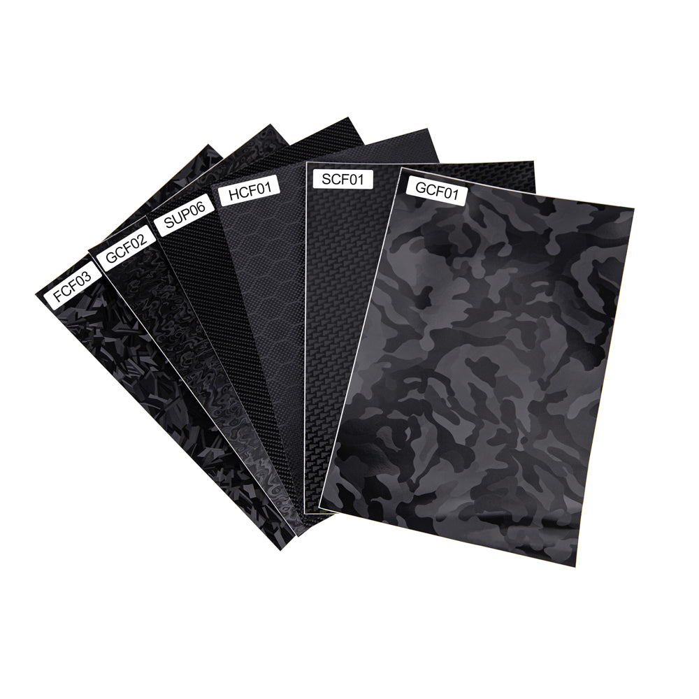 Carbon Fiber Vinyl Wraps A4 Samples