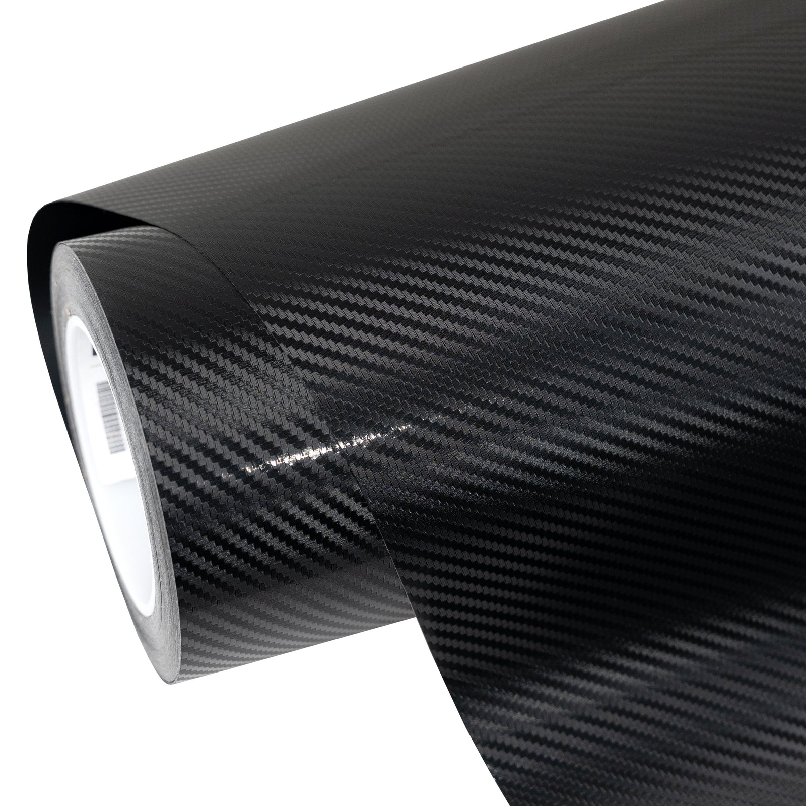 Satin Classic Black Carbon Fiber Vinyl Wrap