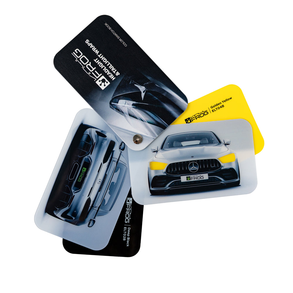 Automotive Light Wraps Color Swatch Book