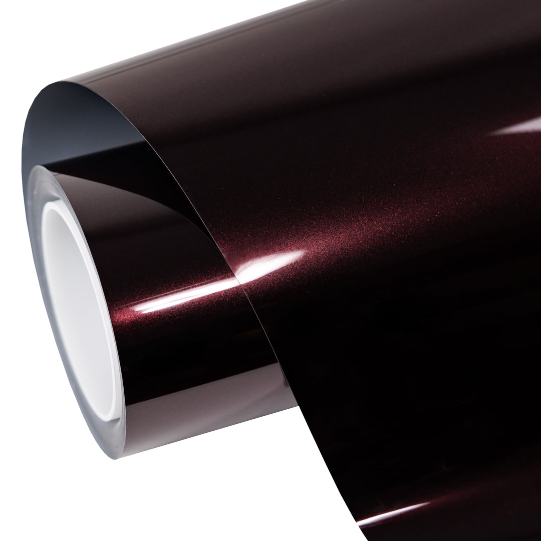 Glossy Metallic Black Rose Color PPF (Wet Application)