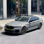 Glossy Metallic Bernina Gray Vinyl Wrap