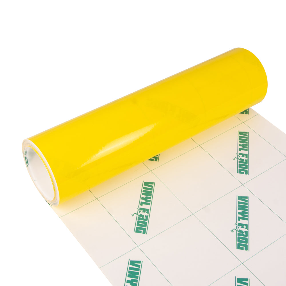 Golden Yellow Headlight Film with Air Channel Paper Liner
