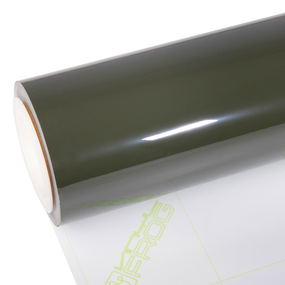 High Glossy Rifle Green Vinyl Wrap