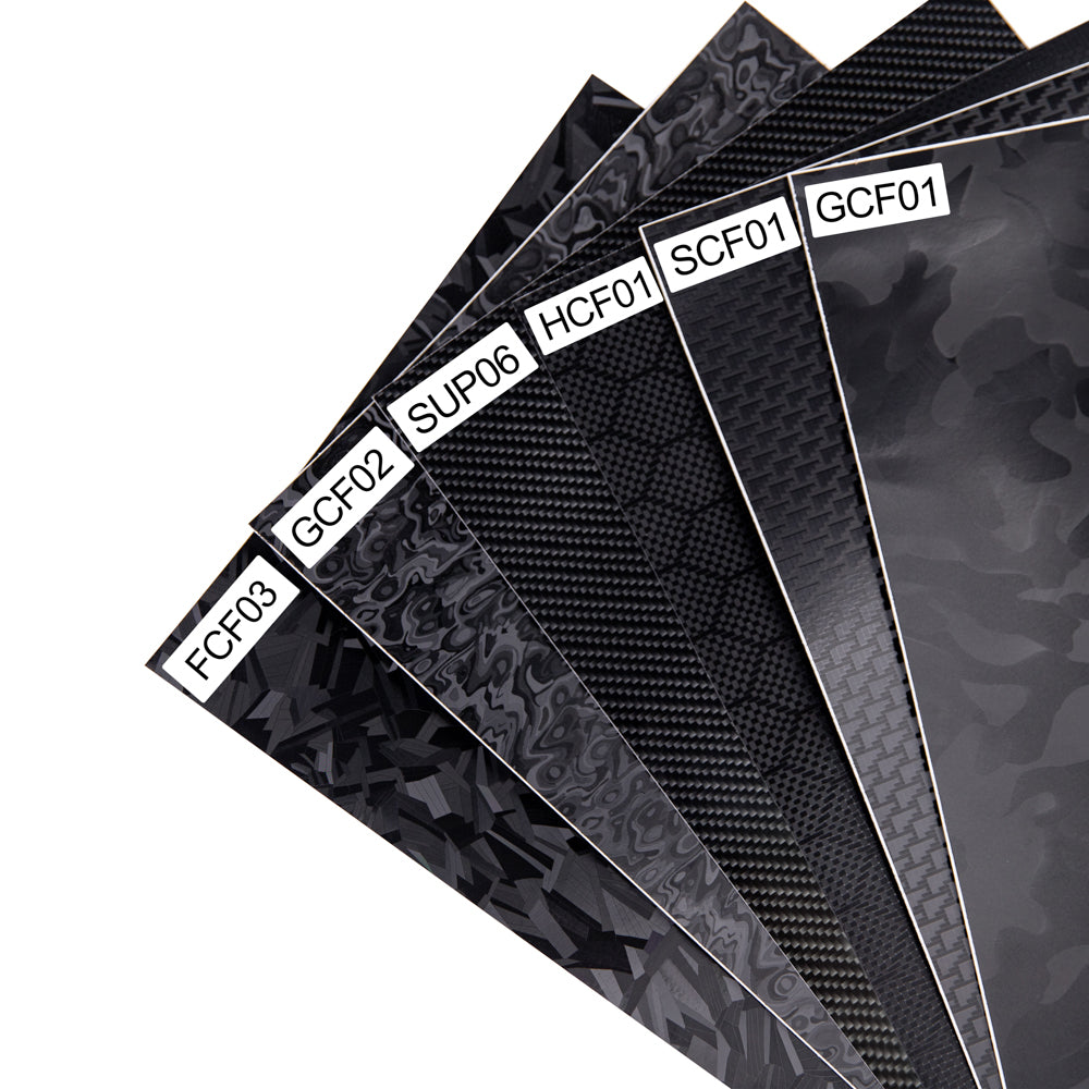Carbon Fiber Vinyl Wraps A4 Samples