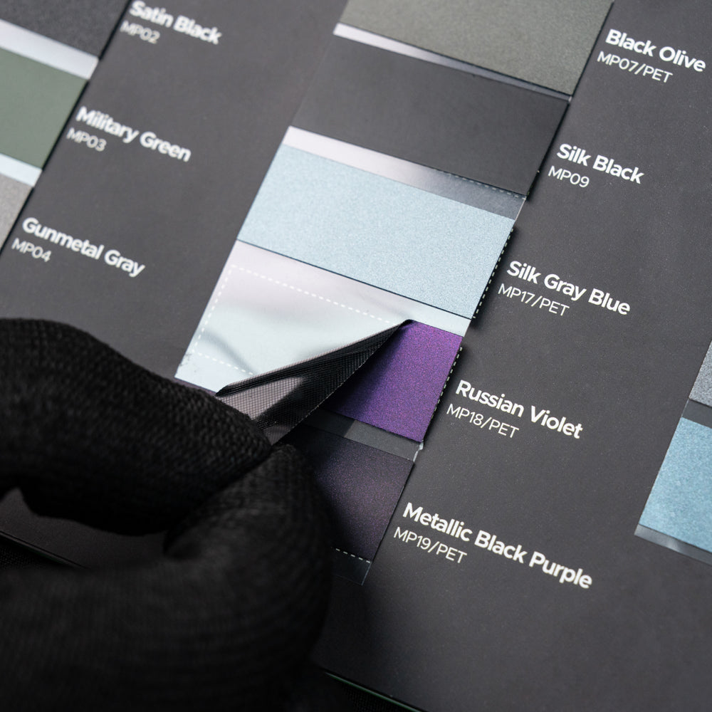 Automotive Vinyl Wrap Film Color Sample Booklet