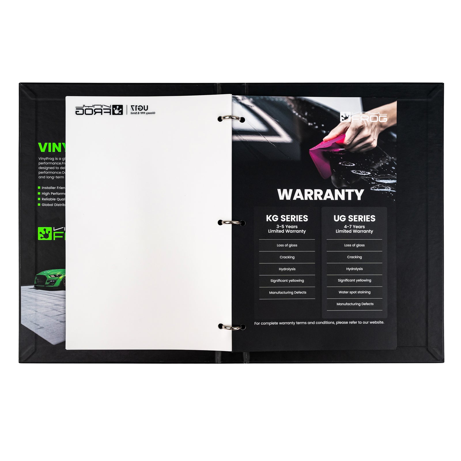 Sample Booklet Clear Paint Protection Film