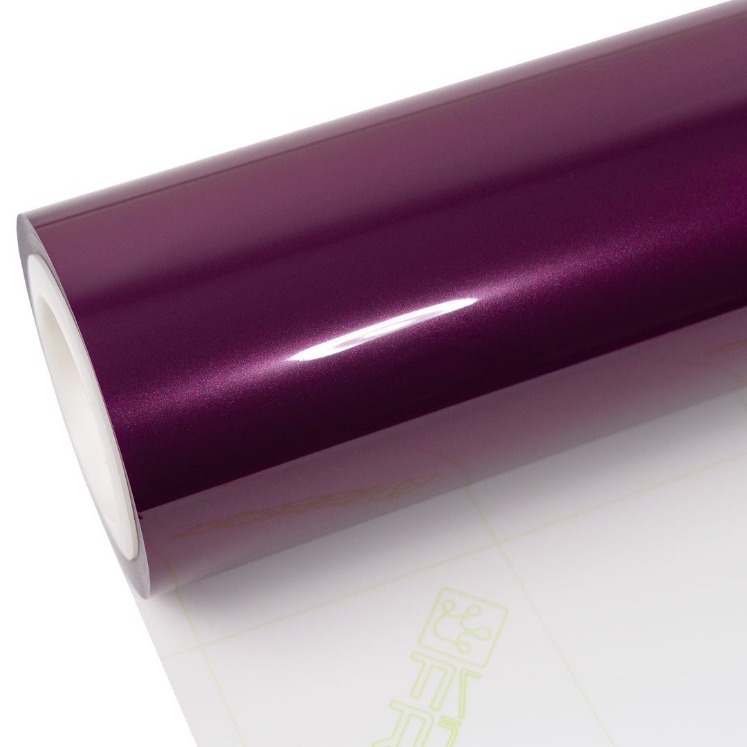 Glossy Metallic Berry Blaze Vinyl Wrap