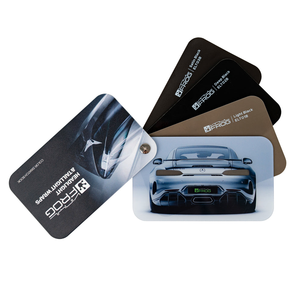 Automotive Light Wraps Color Swatch Book