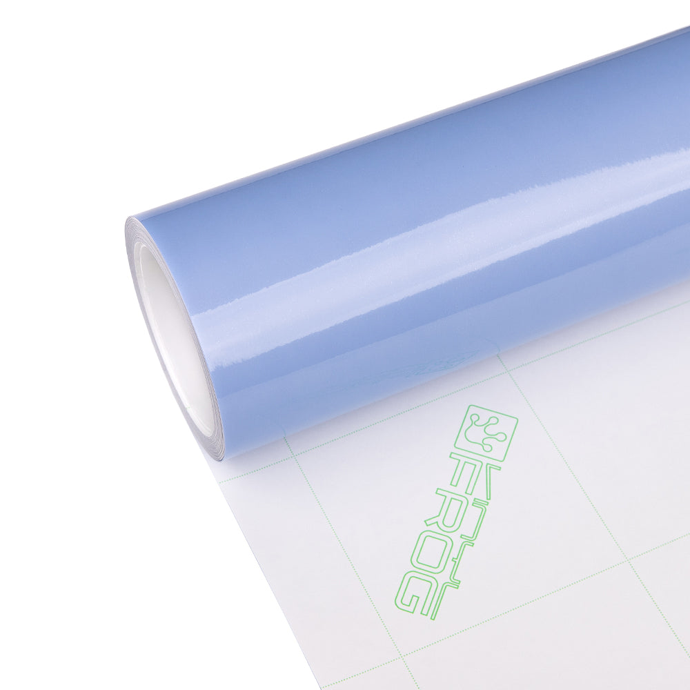 Light Blue Headlight Film with Air Channel Paper Liner
