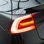Satin Black Headlight Film with Air Channel Paper Liner