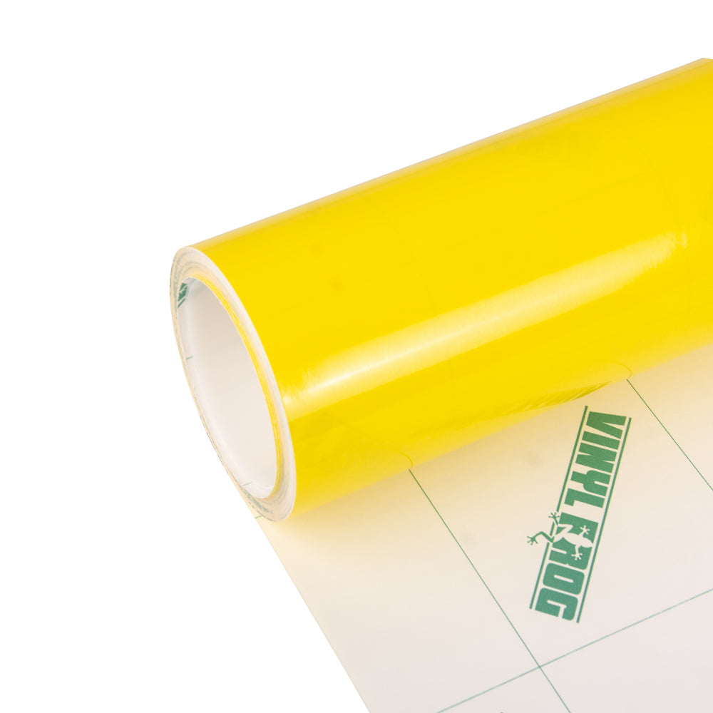 Golden Yellow Headlight Film with Air Channel Paper Liner