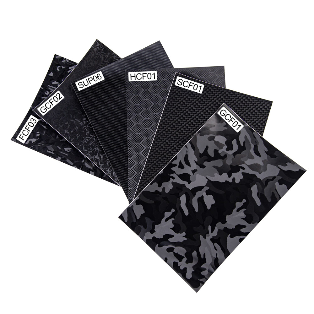 Carbon Fiber Vinyl Wraps A4 Samples