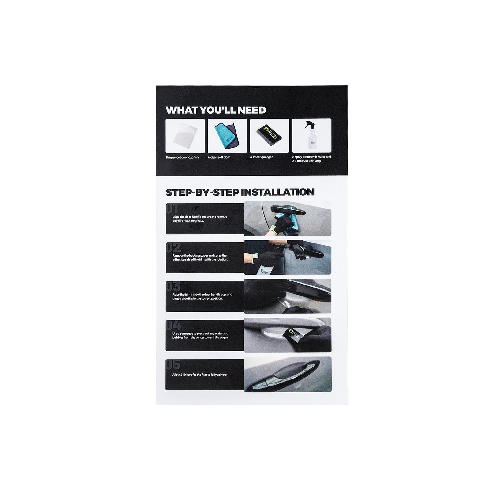 Door Cup PPF (Paint Protection Film)