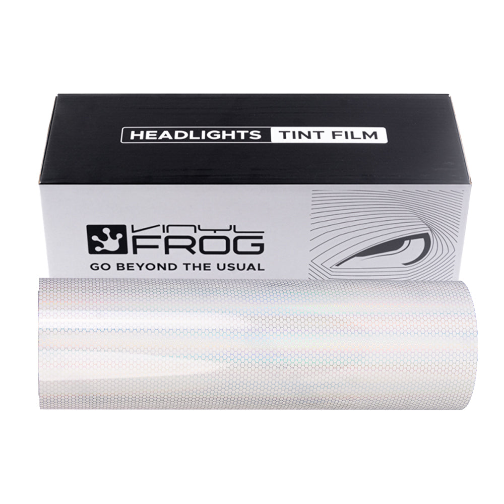 Clear Holographic Honeycomb Headlight Film with Air Channel Paper Liner