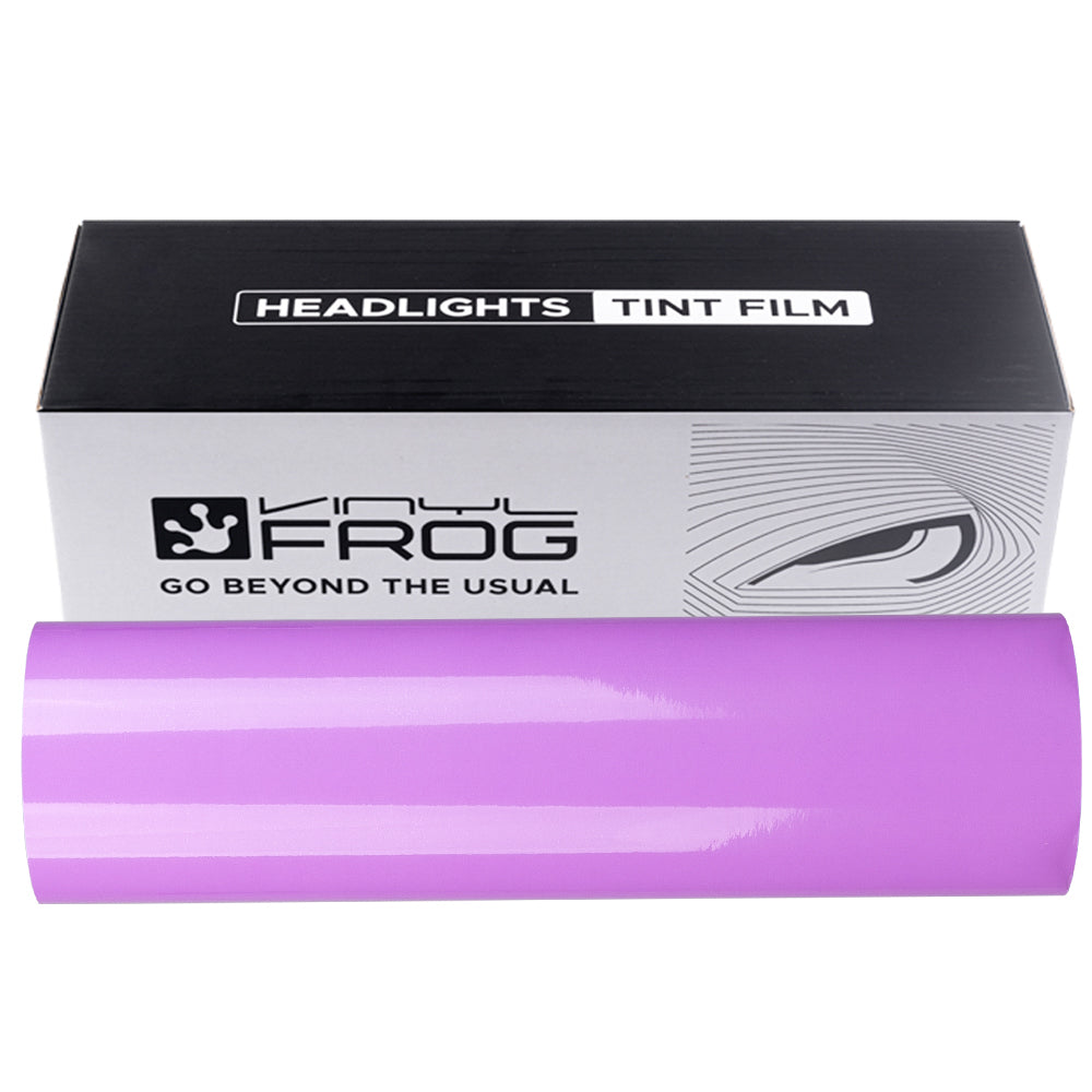 Purple Headlight Film with Air Channel Paper Liner
