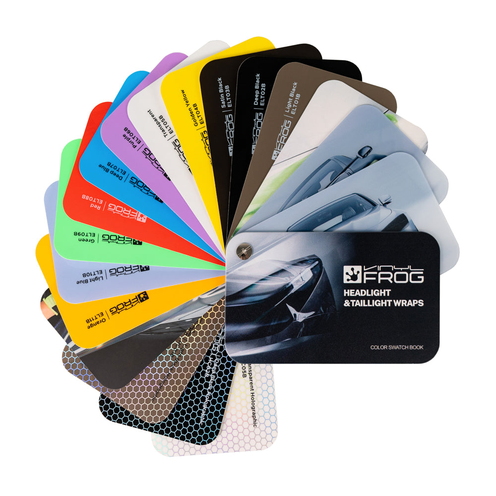 Automotive Light Wraps Color Swatch Book