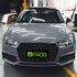 Audi A5 wrapped in Super Glossy Nardo Gray vinyl wrap.