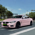 BMW 4 Series wrapped in Matte Metallic Pearl Baby Pink vinyl wrap.