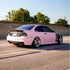 BMW E46 Coupe wrapped in High Glossy Baby Pink vinyl wrap.