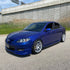 BMW M3 wrapped in Glossy Metallic Pearl Blue vinyl wrap back view