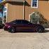 BMW wrapped in Glossy Metallic Plum Purple vinyl wrap side view