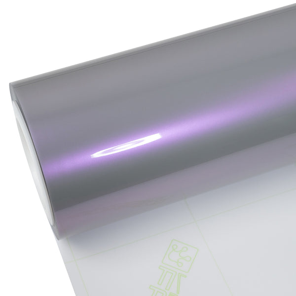 Candy Metallic Gray Purple Vinyl Wrap