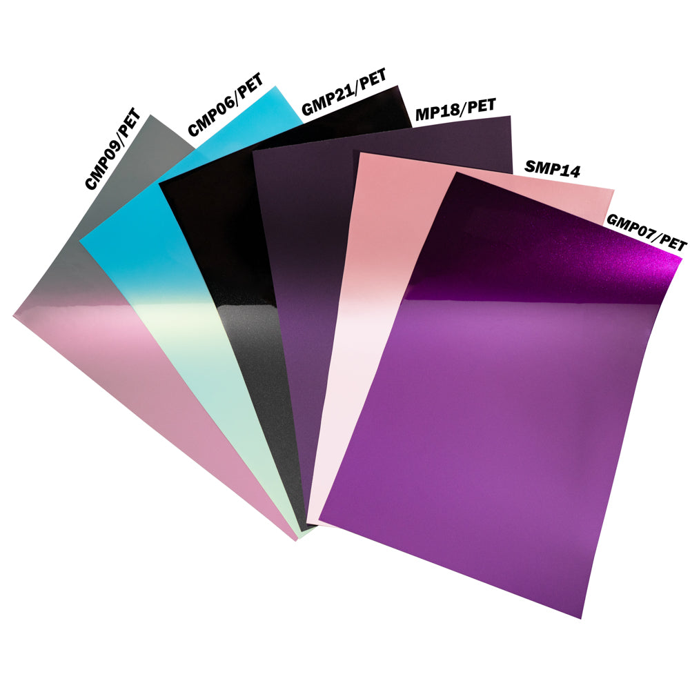 Vinyl wrap color swatches