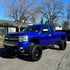 Chevrolet Silverado wrapped in Glossy Metallic Pearl Blue vinyl wrap