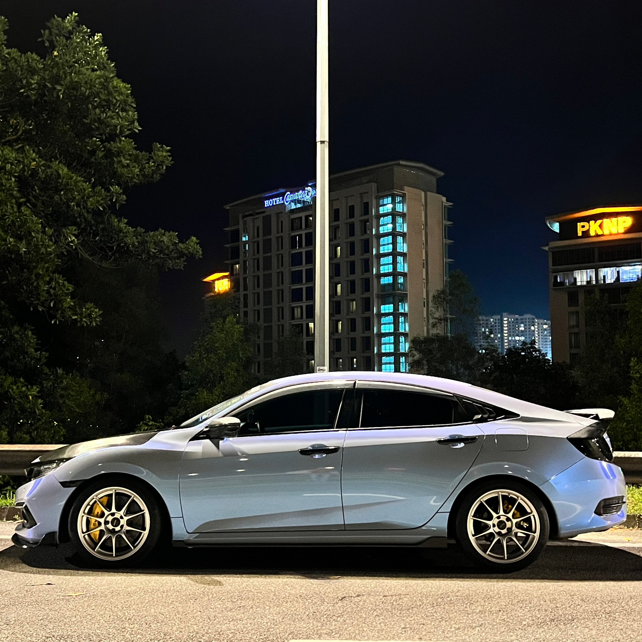 Candy Metallic Dark Gray Blue Vinyl Wrap