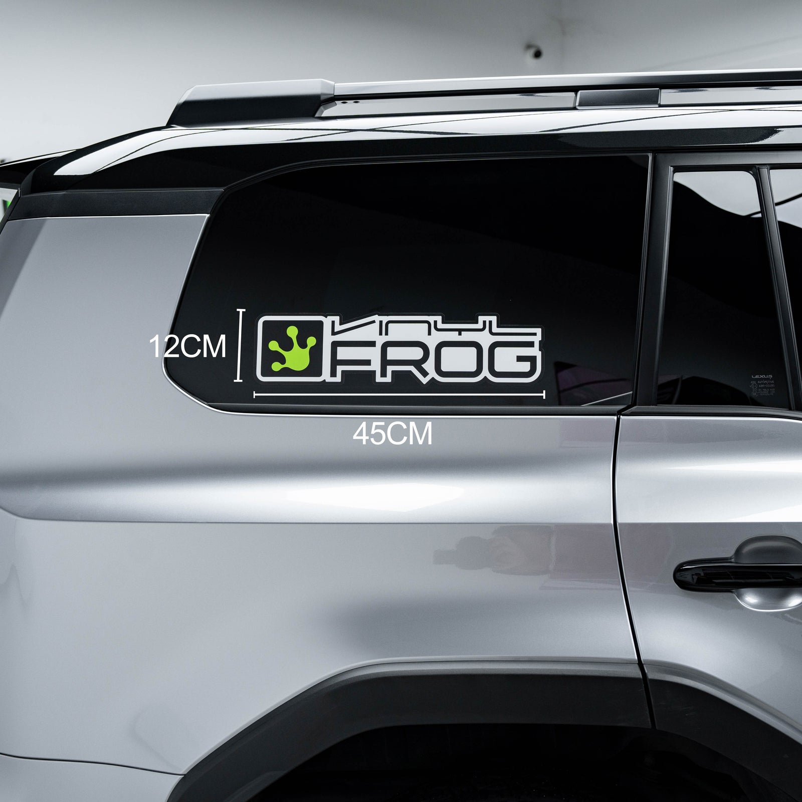 Vinyl Frog Sticker in 4 Sizes