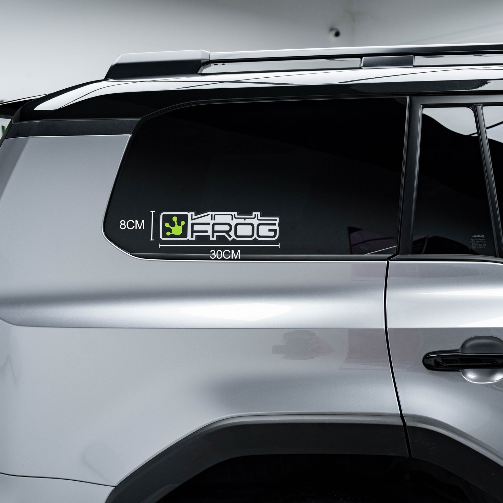 Vinyl Frog Sticker in 4 Sizes