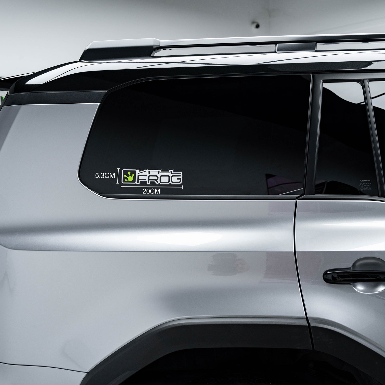 Vinyl Frog Sticker in 4 Sizes