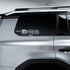 Vinyl Frog White Sticker in 4 Sizes