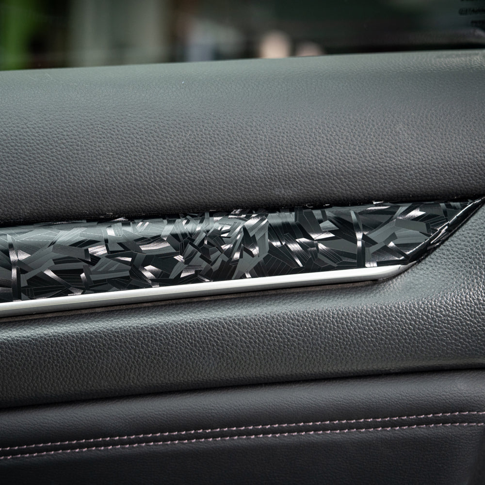Shadow Forged Black Carbon Fiber Vinyl Wrap