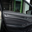Silver Black Carbon Fiber Vinyl Wrap