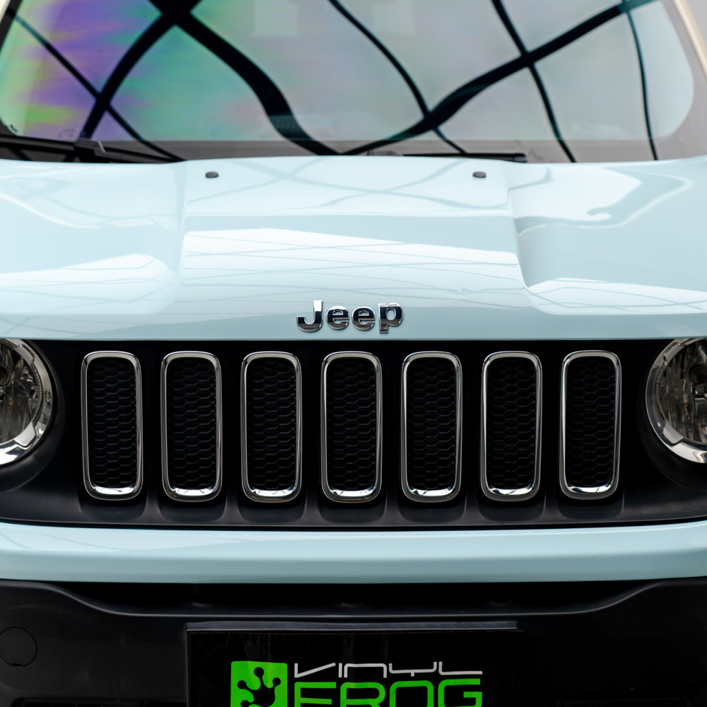 Super Glossy Glacier Blue Vinyl Wrap