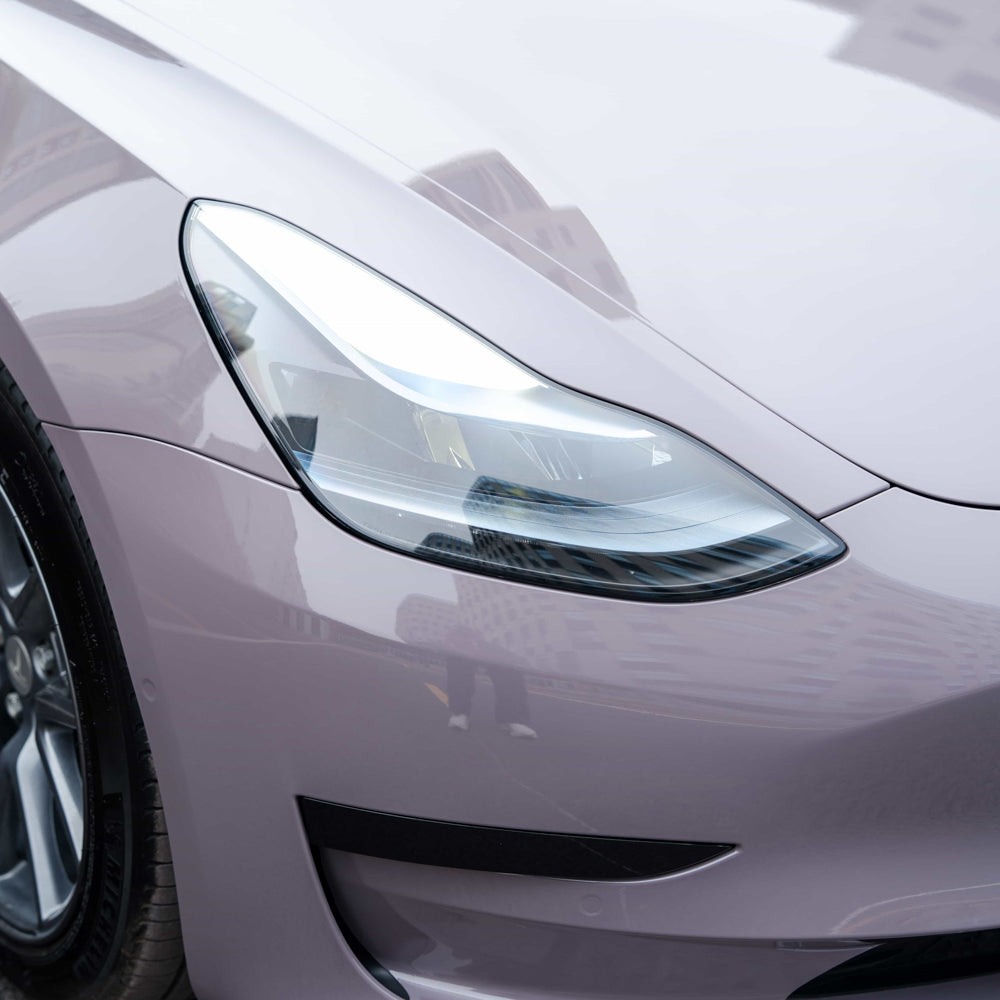 High Glossy Warm Gray Vinyl Wrap