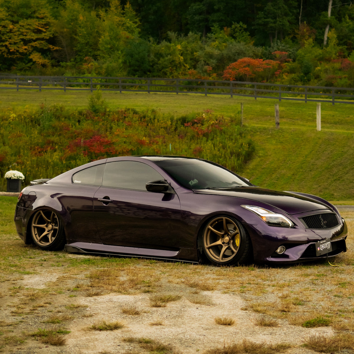 Glossy Metallic Midnight Purple Vinyl Wrap