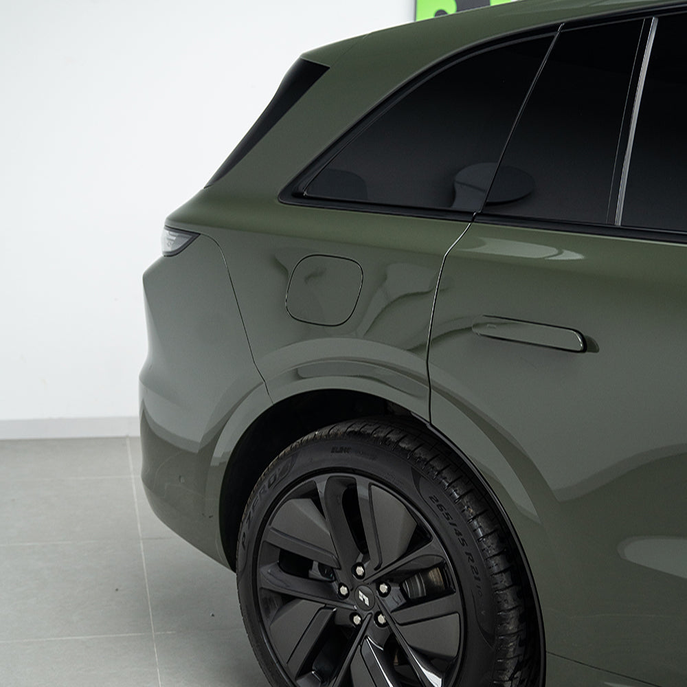 High Glossy Rifle Green Vinyl Wrap
