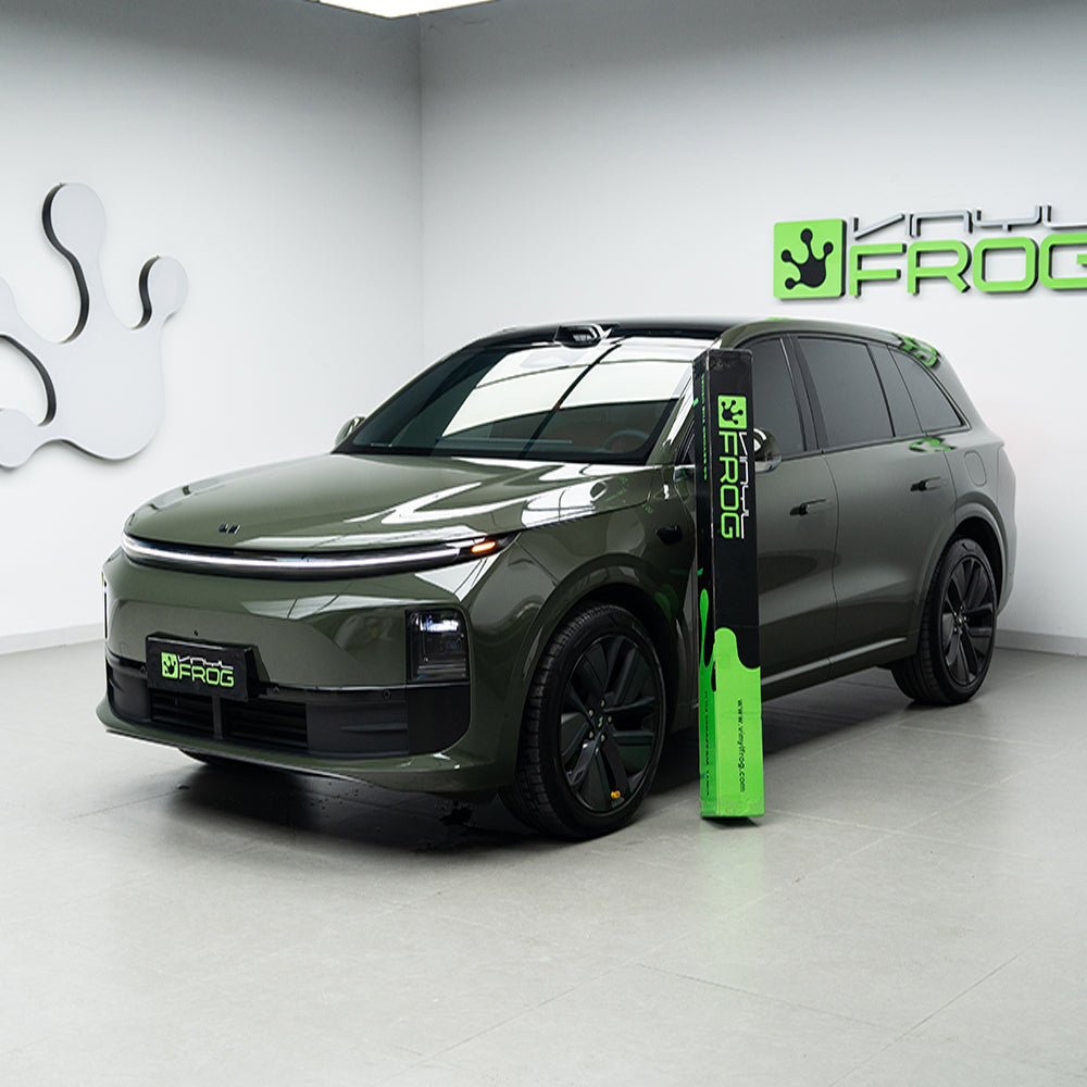 High Glossy Rifle Green Vinyl Wrap