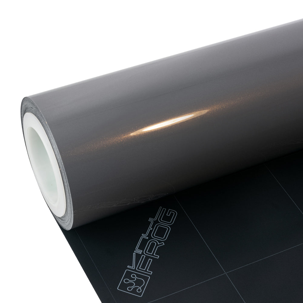 Glossy Metallic Bernina Gray Vinyl Wrap