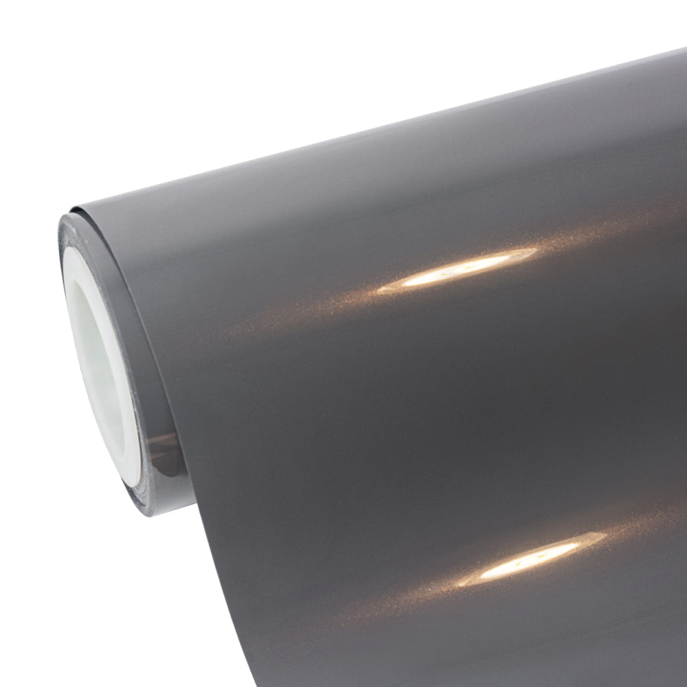 Glossy Metallic Bernina Gray Vinyl Wrap