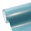 Glossy Metallic Frozen Blue Vinyl Wrap