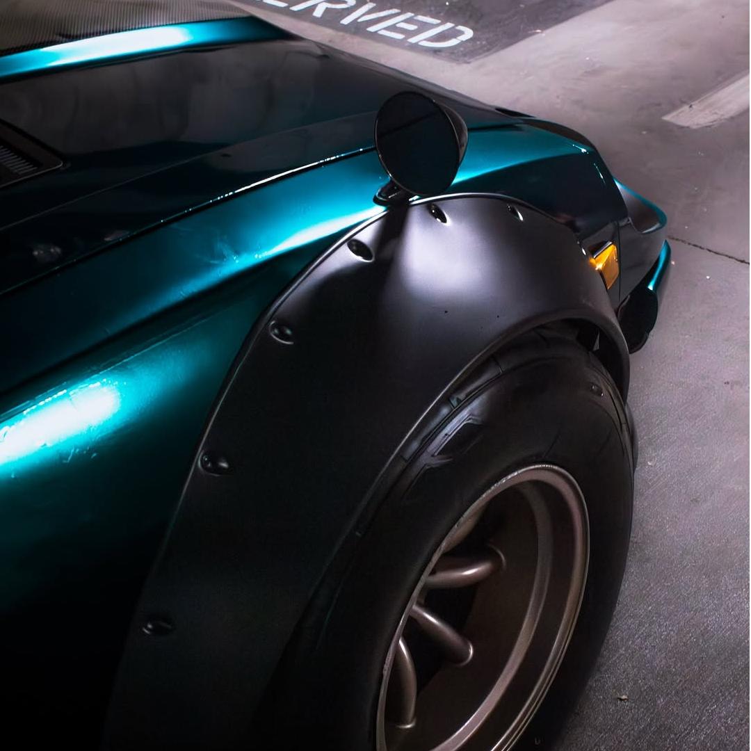 Deep Sea Green Widebody Fender Detail